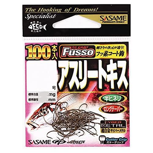 ささめ針(Sasame) 22ZAS アスリートキス (TCフッ素コート) 100本入り バラ針