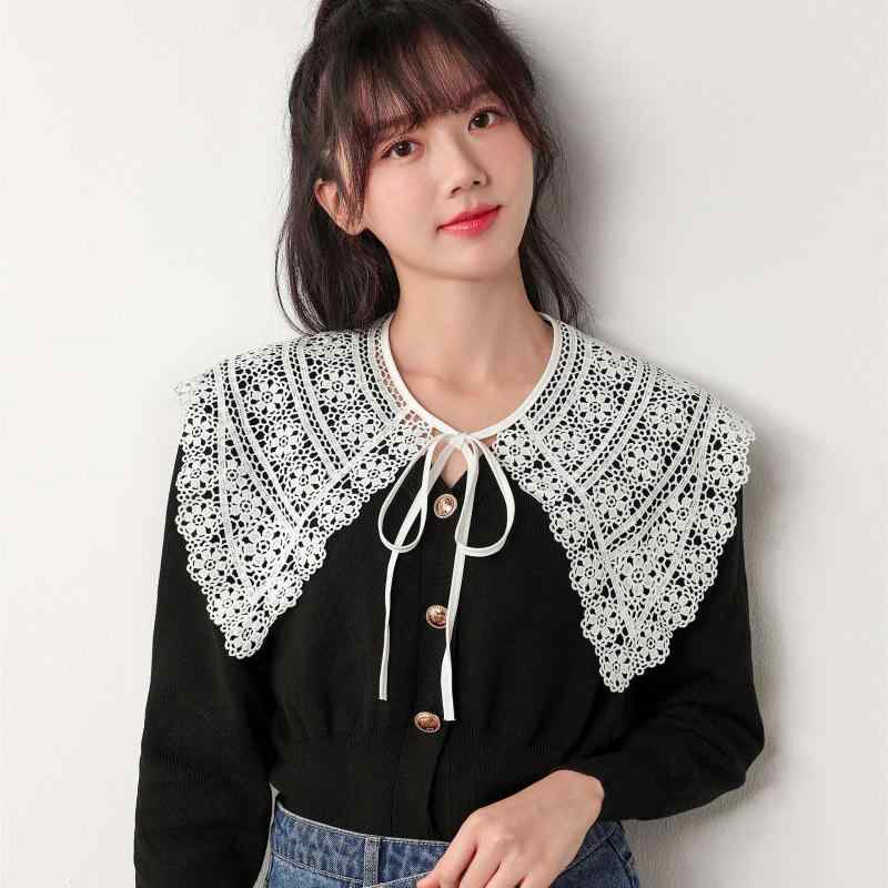 ショール レディース レース 花柄 シフォン ショート丈 ボレロ ポンチョ 夏 ホワイト 多機能 日焼け対策 UVカット スカート コーデ リボン 紐 付け襟 フェイクカラー