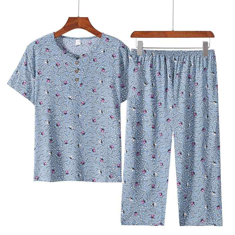 Tシャツ セットアップ レディース 半袖 クルーネック ゆったり 大きいサイズ 50代 60代 70代 体型カバー 上品 おしゃれ カジュアル 薄手 再生繊維 春夏