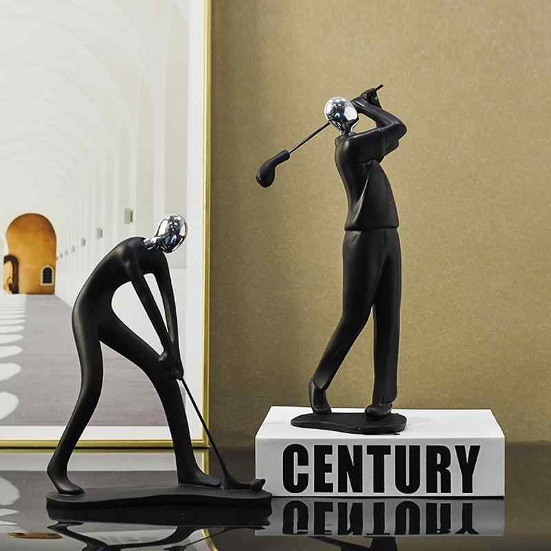 置物 北欧風 シンプル モダン 合成樹脂製 歌手 ミュージシャン 人物 オブジェ 黒 ブラック セット イン..