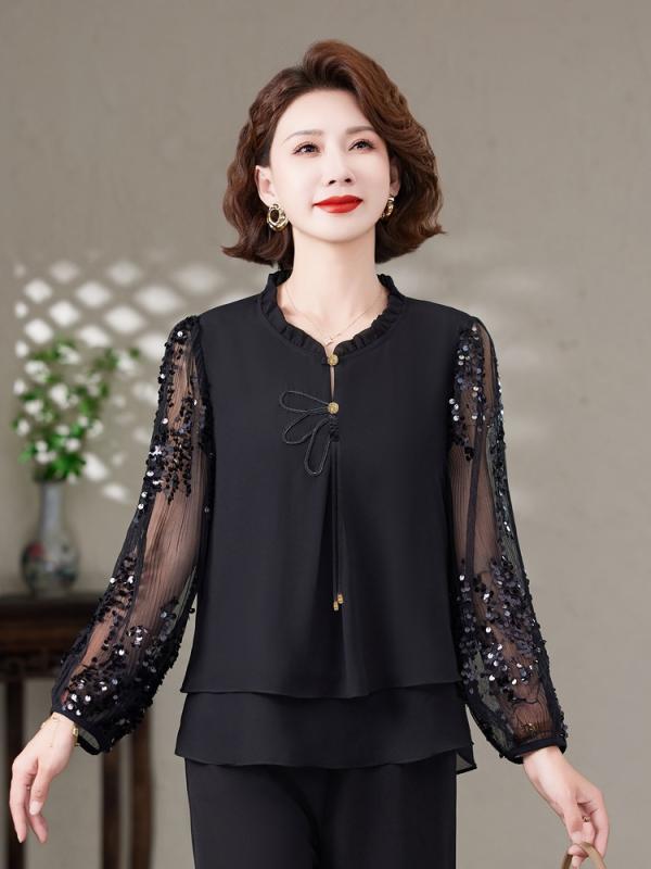 ・カテゴリ: 特大スタイル・流行要素: かぎ針編み・主な素材: シルク・カラー展開: グレー、ブラック・サイズ展開: XL (45-52.5kg), 2XL (55-60kg), 3XL (62.5-67.5kg), 4XL (70-75kg), 5XL (75-82.5kg)・丈: 長ズボン・対象: 女性