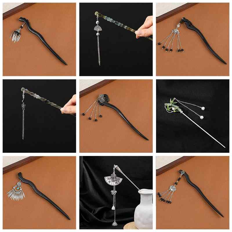 かんざし レディース 中国風 高級感 合金製 蓮の花 フリンジ 平安錠 ビーズ 歩揺かんざし アップヘア 髪飾り 和装小物 着物 浴衣 振袖 成人式 卒業式 結婚式 パーティ イベント