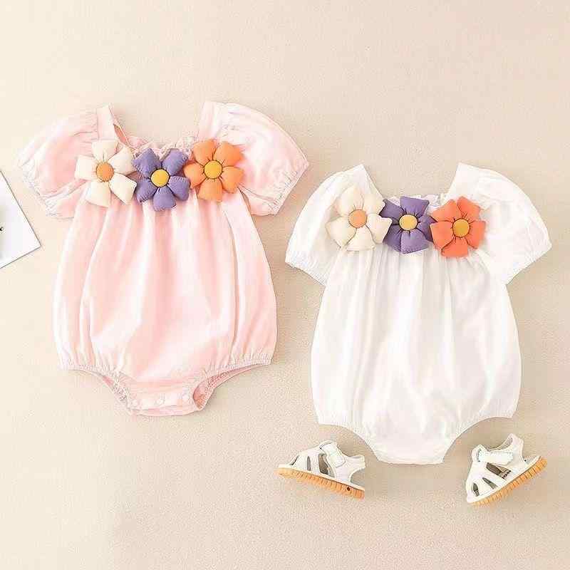 ・主な素材: 綿100%・対象年齢: 新生児(0~1歳、80cm以下)・性別: 女性・袖丈: 半袖・厚さ: 普通・開閉方式: プルオーバー・スタイル: ベーシック・デザイン: 三角ロンパース・カラー展開: ピンク、ホワイト・サイズ展開: 6...