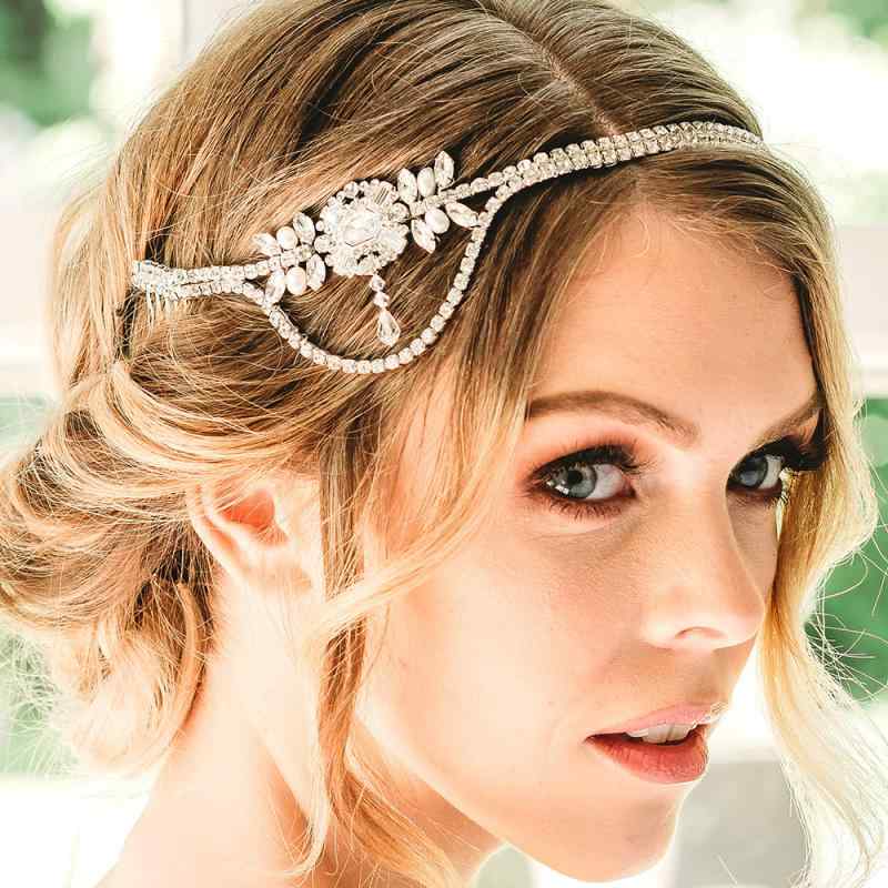 ・カテゴリ: ヘアアクセサリー・主な素材: ラインストーン、ホワイトクリスタル・スタイル: 欧米風・デザイン: 幾何学型・処理プロセス: 電気メッキ・対象: レディース・カラー展開: ゴールド、シルバー・流行要素: ウェディング、宴会