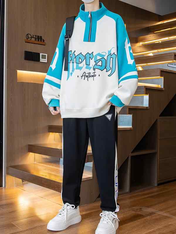 [&amp;quot;・スタイル: スポーツ&amp;quot;,&amp;quot;・厚さ: 普通&amp;quot;,&amp;quot;・パンツ丈: ロング丈&amp;quot;,&amp;quot;・上着: スウェット&amp;quot;,&amp;quot;・上着袖丈: 長袖&amp;quot;,&amp;quot;・素材: 綿60%&amp;quot;,&amp;quot;・適用シーン: スポーツ&amp;quot;,&amp;quot;・カラー展開: ブラック, 湖ブルー, パープル, グリーン&amp;quot;,&amp;quot;・サイズ展開: M, L, XL, XXL, XXXL&amp;quot;,&amp;quot;・カテゴリ: メンズカジュアルセットアップ&amp;quot;]