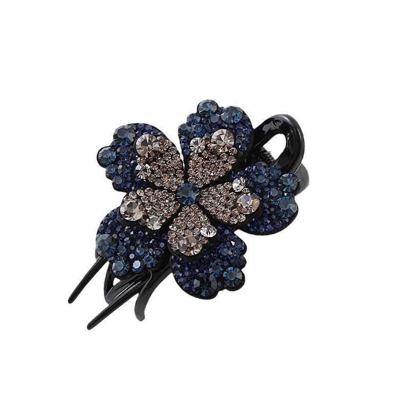 ・主な素材: ラインストーン・加工方法: 手作業・種類: バンスクリップ・カラー展開: パープルグラデーション、グレーネイビー、ネイビー、シャンパン、ネイビーシャンパン、マルチカラー、ピンクパープルラインストーン・スタイル: 文芸レトロ・カ...