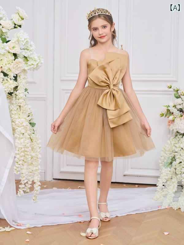 ワンピース 女の子 キッズ ドレス プリンセス チュール ノースリーブ ロング Aライン フォーマル 発表会 演奏会 結婚式 誕生日 パーティー 七五三 上品 かわいい おしゃれ