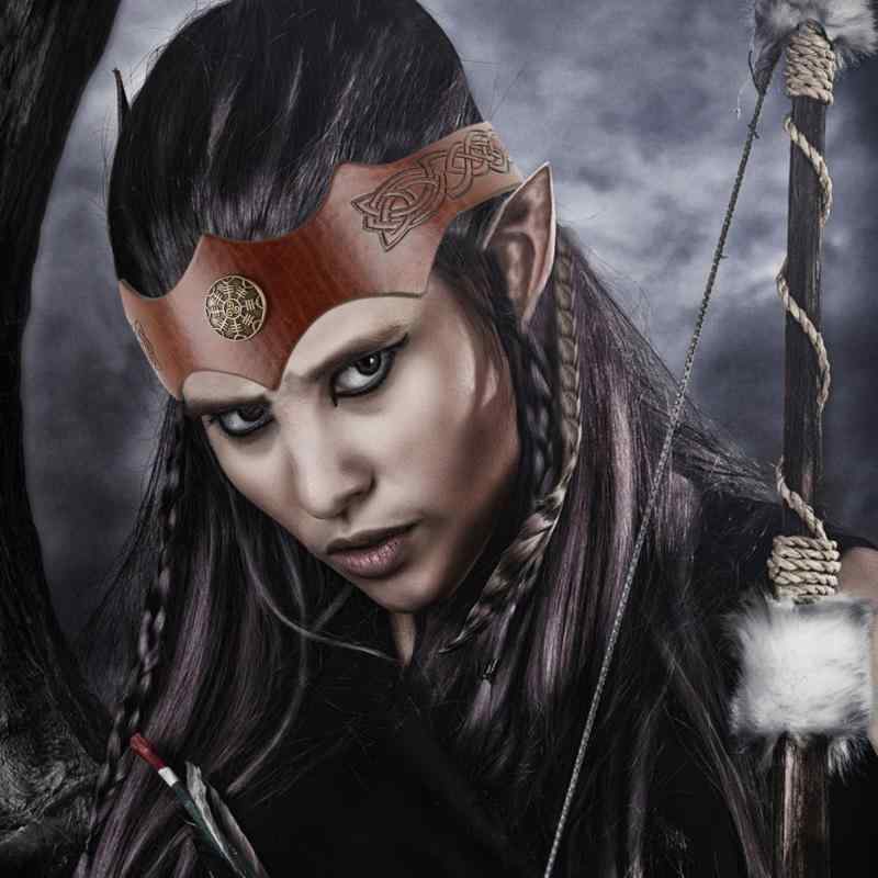 ボトルホルダー 中世風 ファンタジー ゴシック ベルト装着用 レザー 革 型押し メタルリング シンプル ..