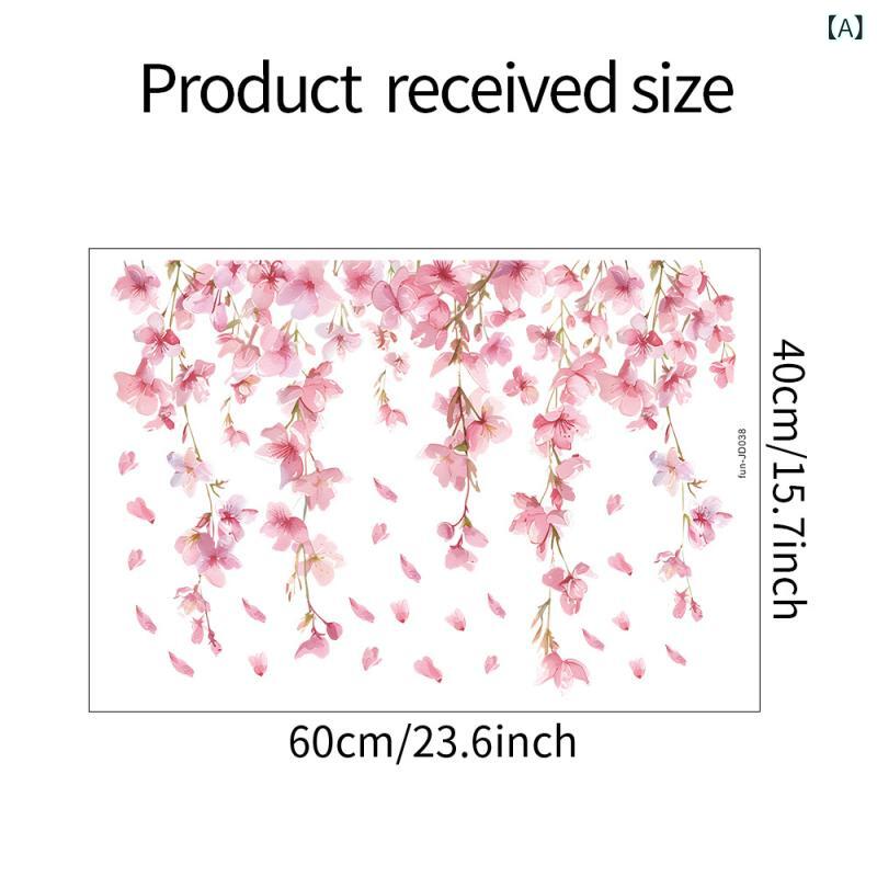 窓用フィルム 静電気吸着 UVカット 紫外線対策 のり不要 貼ってはがせる カラフルな花と枝柄 ボタニカルデザイン 目隠しシート 窓ガラス用 インテリア おしゃれ かわいい 模様替え リビング 寝室 玄関 簡単DIY secure-depo-11114561 セキュアデポ サンプル画像2