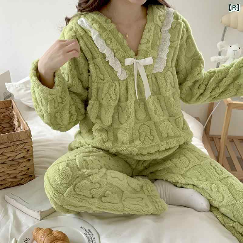 パジャマ レディース マタニティ 授乳服 秋冬 フランネル ルームウェア 厚手 暖か...