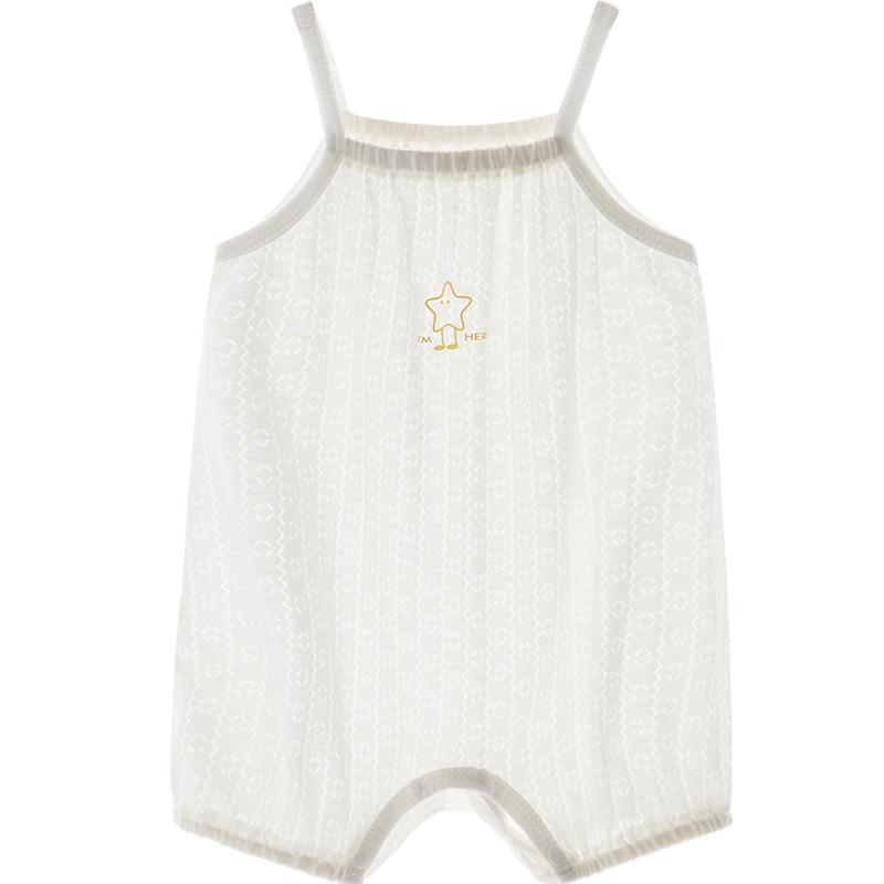 Clothes, Haberdashery - ロンパース ベビー 男の子 女の子 男女兼用 新生児服 薄手 涼しい ノースリーブ キャミソール 再生繊維 春夏 カバーオール ボディスーツ 部屋着 寝巻き 1歳 2歳 3歳 幼児