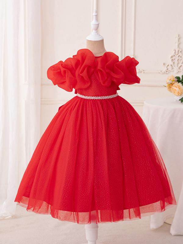 ワンピース ガールズ キッズ ベビー フォーマル プリンセスドレス 結婚式 発表会 ...