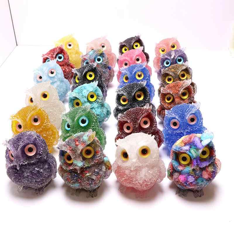 ・素材: クリスタルレジン・カテゴリ: レジン工芸品・カラー展開: ランダム, アメジスト, ターコイズ, シトリン, オブシディアン＆アメジスト, レッドジャスパー, クリアクォーツ＆ウォーターメロンレッド, ライトシトリン, レッドルリ, レッドコーラル, グリーンルリ, キャッツアイ, シェル, ブルーラピス, アクアマリン, セブンチャクラストーン, タイガーアイ, ガーネット, ローズクォーツ, ウォーターメロンレッド, オブシディアン, クリアクォーツ・サイズ: 約5.8cm x 4.8cm x 3.9cm・ギフトシーン: 結婚祝い, 誕生日, 出産祝い, 旅行記念, 卒業祝い, 新築祝い, パーティー, お見舞い・贈る相手: 年下, カップル, 夫婦, 同僚, 友人, 年長者, 子供, 同級生, 恩師・ギフト用途: ポイント交換ギフト, ビジネスギフト, 広告ギフト, プロモーション景品, 会議ギフト, 福利厚生ギフト, 季節のギフト, 表彰記念品, 広報ギフト・スタイル: モダンミニマリスト・適用祝日: 通年, クリスマス, バレンタインデー, 父の日, 母の日, 敬老の日, 元日, 七夕, ハロウィン, イースター, こどもの日