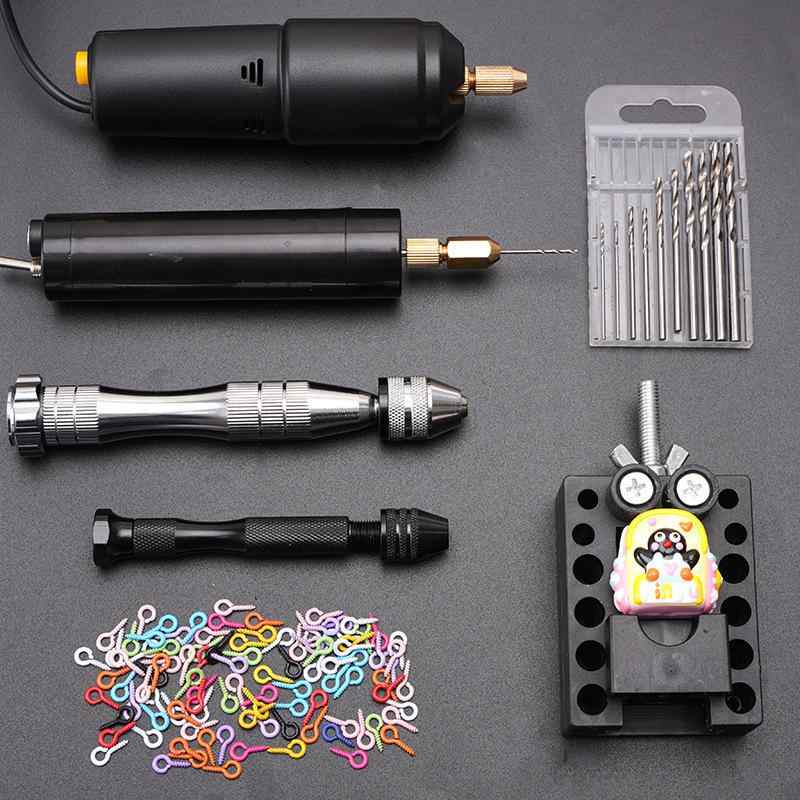 ミニルーター USB駆動 多機能 電動 ピンバイス DIY ホビー 手芸 穴あけ 彫刻 アルミ合金製 小型工具 プラモデル レジン アクセサリー 加工 軽量 コンパクト