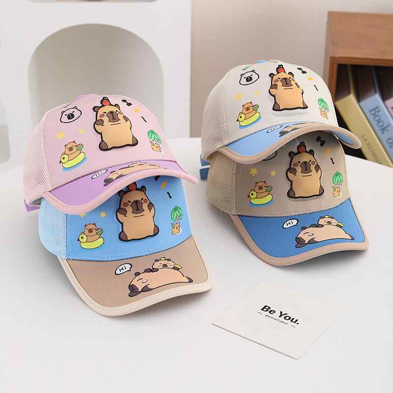帽子 ベビー キッズ 2歳 3歳 4歳 5歳 赤ちゃん用 切り替え かわいい クマ キャラク...