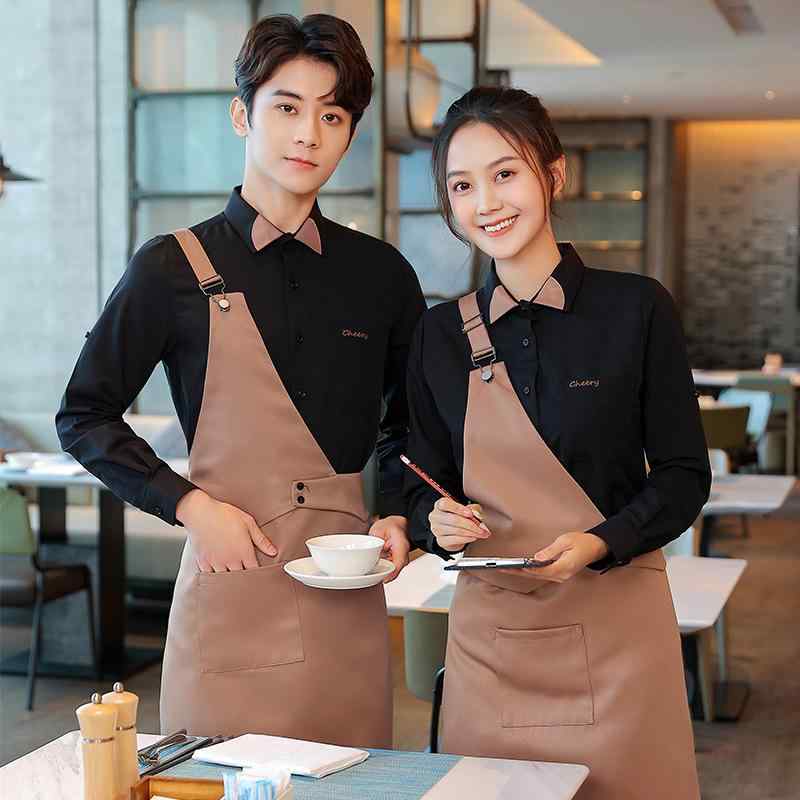 制服 レディース 吸汗速乾 ツイル 綿混 ポリエステル混 長袖 シャツ ブラウス 飲食店 サービス業 業務用 ホテル カフェ レストラン バ..