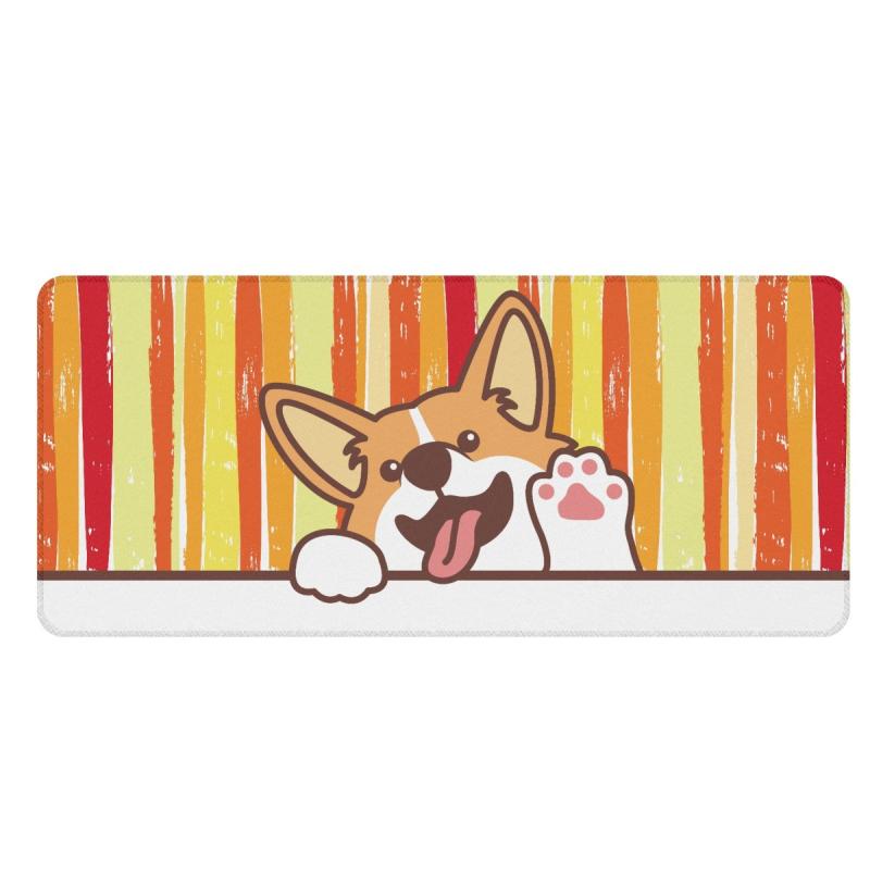 マウスパッド 大型 デスクマット かわいい おしゃれ 子犬 キャラクターデザイン 普段使い パソコン 作業 ゲーム オフィス テレワーク ゴム製 滑り止め 高精細プリント