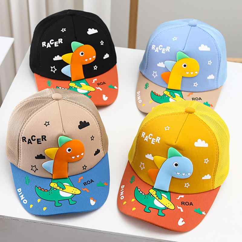 ・カテゴリ: メッシュキャップ・カラー展開: イエロー、カーキ、ブラック、ピンク、スカイブルー、オレンジ・サイズ: 頭囲50-54cm（3-8歳目安）・帽子のツバ: カーブ・帽子の形状: ラウンドトップ・機能: UVカット、通気性、遮光・主な素材: ポリエステル71-80%、綿21-30%・スタイル: 日韓風、カジュアル、かわいい、キュート、プリンセス、韓国風、シンプル、遊び心・対象年齢: 2-10歳・加工: プリント、エンボス加工・人気要素: 動物、キャラクター