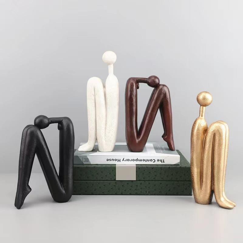 ・主な素材: 樹脂、プラスチック・カテゴリ: 樹脂工芸品・カラー展開: 白、黒、金、茶・用途: 卒業祝い・贈る相手: 同僚・スタイル: モダンミニマリスト