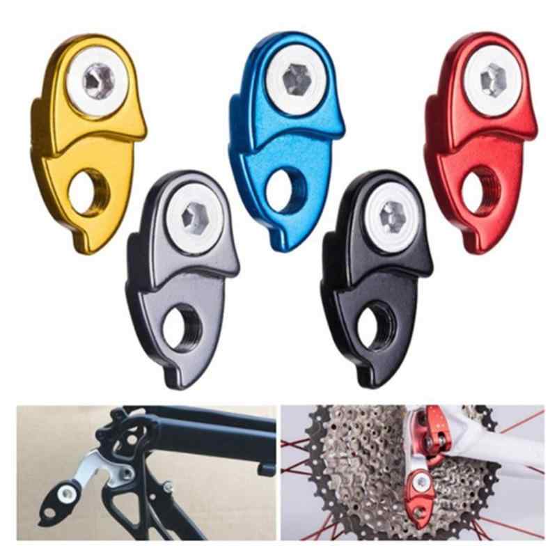 自転車パーツ マウンテンバイク MTB リアディレイラーハンガー エクステンダー 40T 42T 46T 50T 大径 スプロケット対応 軽量 アルミ合金製 カスタムパーツ ブラック レッド