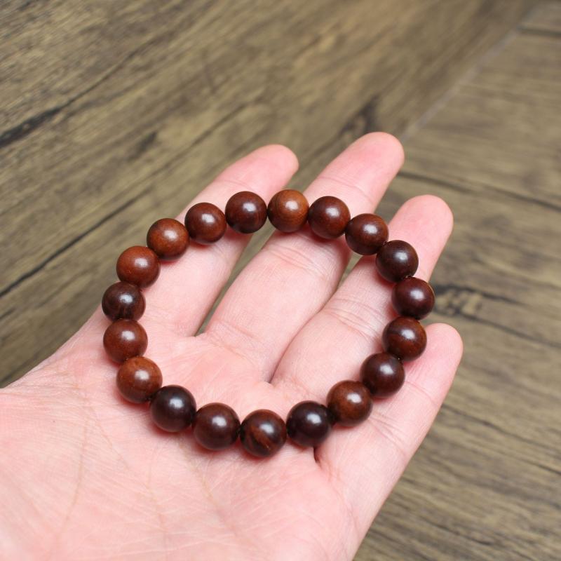 ・素材: 棗木・加工: 彫刻・カテゴリ: 仏珠・宗教: 道教・正味重量: 約10g・種類: 古材深色仏珠・サイズ: 珠径1.0cm、19粒・用途: 宗教用品