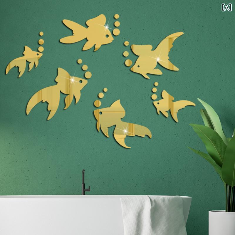 ウォールステッカー 小さなクジラ クジラモチーフ 鏡面アクリル アクリルミラー DIY 防水 粘着式 子供部屋 キッズルーム 幼稚園 リビング 寝室 玄関 インテリア 壁飾りの商品画像 2