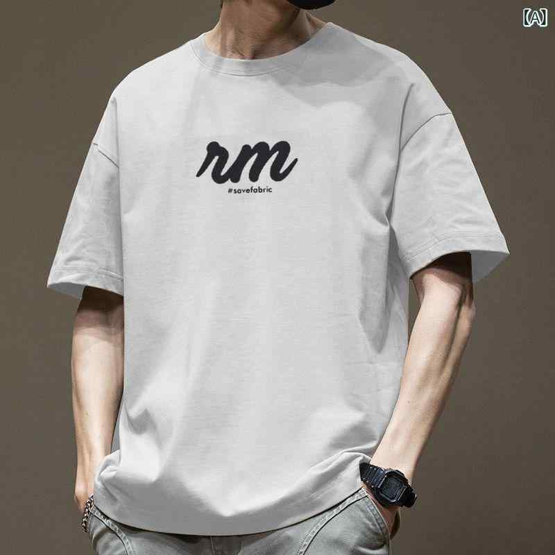 ・カテゴリ: Tシャツ・性別: メンズ・主な素材: 精梳綿96%以上・柄: ロゴ・シルエット: ルーズ・ネックライン: クルーネック・袖丈: 半袖・袖型: ドロップショルダー・厚み: 普通・カラー展開: 白、黒、グレー、ブルー、カーキ・サイズ展開: S、M、L、XL、2XL、3XL・重量: 200g・使用シーン: 日常・加工: ノンアイロン