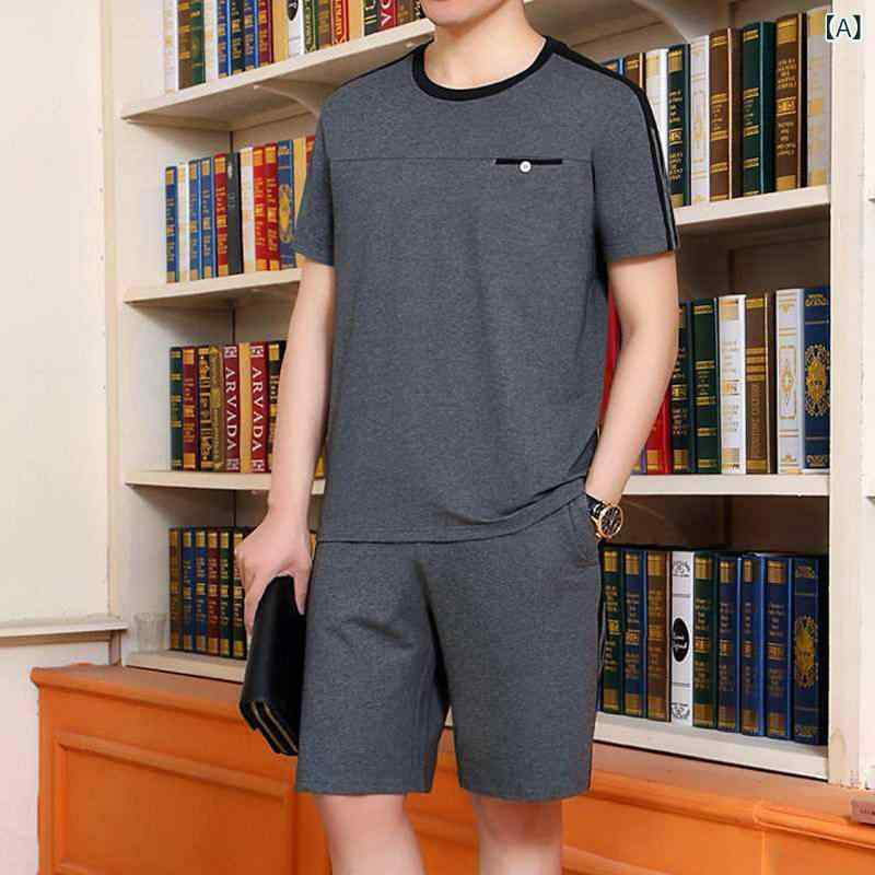 セットアップ メンズ 父の日 プレゼント 半袖 Tシャツ ハーフパンツ スポーツウェア 部屋着 ルームウェア カジュアル 大きいサイズ ゆったり 接触冷感 涼しい 紳士 シニア secure-depo-11532914 セキュアデポ パッケージ画像