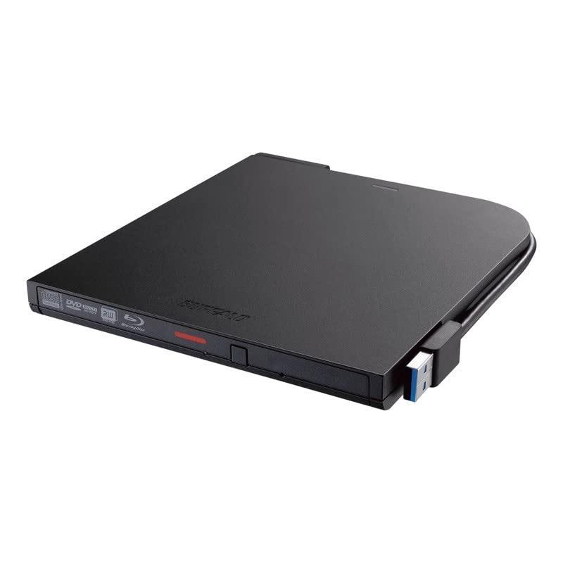 バッファロー BRXL-PTV6U3-BKB (ブラック) USB3.2 (Gen1) 対応 ポータブルBD 書込ソフト添付4981254062319