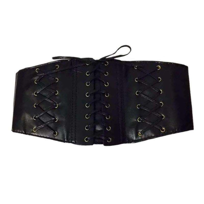 ・素材: 合成皮革・カラー: ブラック・柄: ドローコード装飾・留め具: スナップボタン