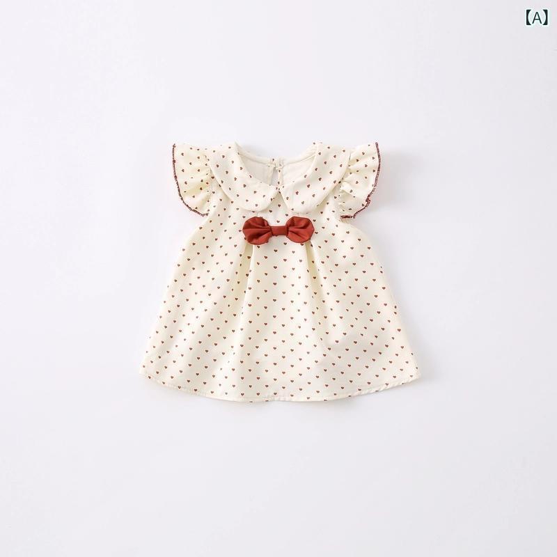 ・カテゴリ: 子供用ワンピース・スタイル: プリンセス・主な素材: 綿・柄: ドット・カラー展開: 米白色・対象: 女児・対象年齢: 新生児(0~1歳)・サイズ展開: 66,73,80,90