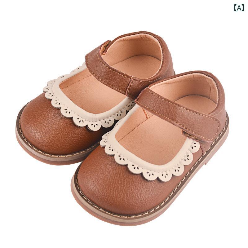 子供靴 女の子 パンプス フォーマルシューズ ベビー キッズ 柔らかい 履きやすい マジックテープ ローファー 防滑 耐磨 発表会 結婚式 通園 入園