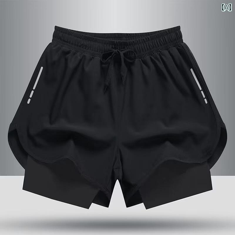 水着 メンズ 競泳水着 フィットネス スイムショーツ インナー付き インナーパンツ ...