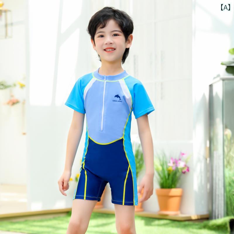 ・カテゴリ: 子供用水着・性別: 男・対象年齢: 3-13歳・スタイル: 三角パンツ・柄: 無地、高弾性、小清新・主な素材: ポリエステル85%、スパンデックス15%・重量: 160g・用途: 游泳、涉水運動・カラー展開: 湖ブルー、橙色・サイズ展開: L、XL、2XL、3XL、4XL、5XL/160