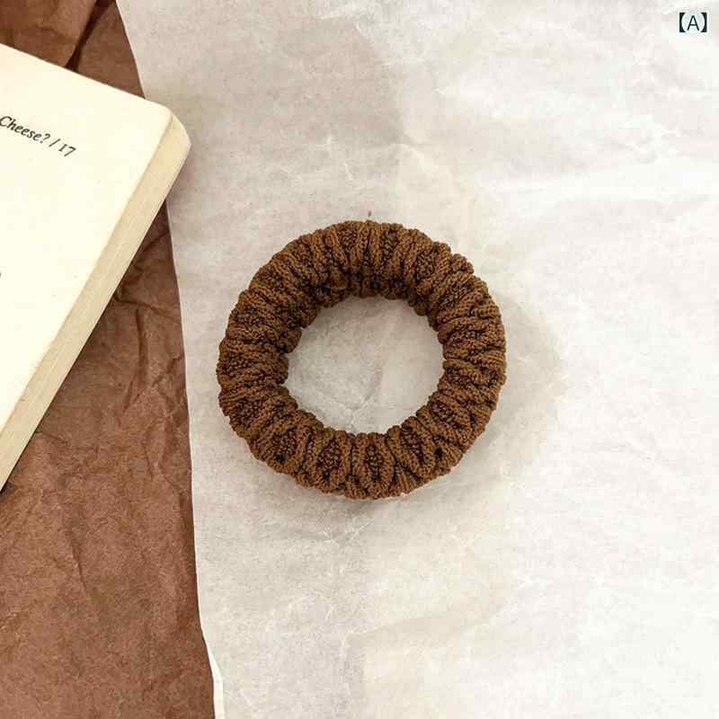 ヘアゴム レディース ヘアアクセサリー 太め 髪留め 伸縮性 シンプル 痛くない 髪飾り 5色セット