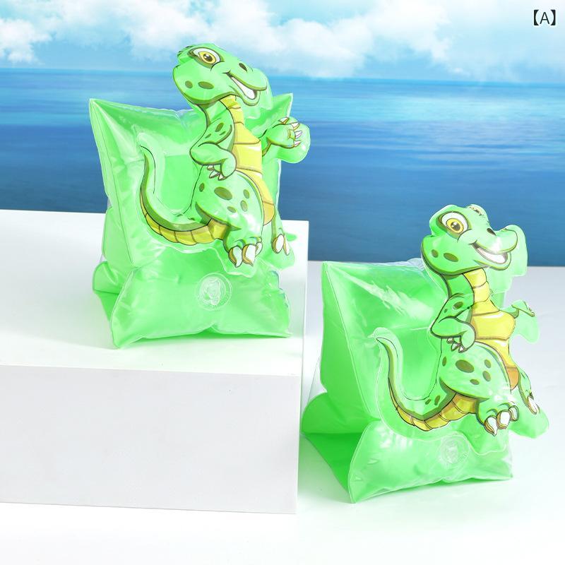 アームリング キッズ 子供 浮き輪 腕用 アームブイ アームヘルパー 恐龍柄 かわいい プール 海水浴 水遊び 補助具