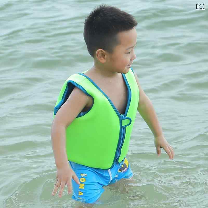 セキュアデポのライフジャケット キッズ 子供 浮力ベスト 救生衣 2歳から7歳 水遊び スイミング 補助 ビーチ プール アウトドア 軽量 かわいい キャラクター｜アングル3