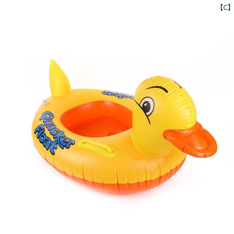 浮き輪 キッズ 子供 浮き具 足入れ 黄色いアヒル 白鳥 フラミンゴ 恐竜 動物型 落...