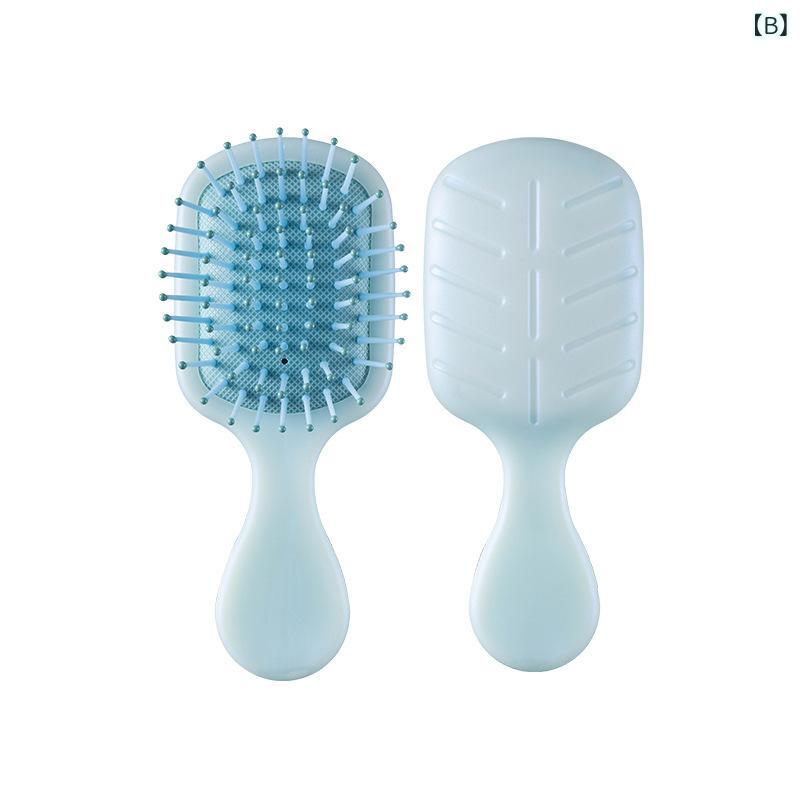 ヘアブラシ レディース ミニサイズ 携帯用 折りたたみ ヘアケア コーム 髪質改善 マッサージ キャリー 旅行用 軽量 パールカラー secure-depo-11442346 セキュアデポ サンプル画像2
