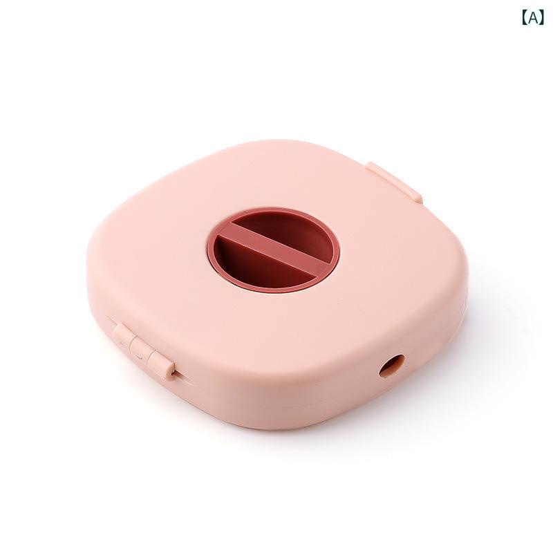 収納ボックス ガジェットケース 充電ケーブル まとめる ケーブルホルダー 巻き取り式 携帯用 スタンド機能付き 絡まり防止 ポータブル イヤホン コードリール secure-depo-11457614 セキュアデポ パッケージ画像