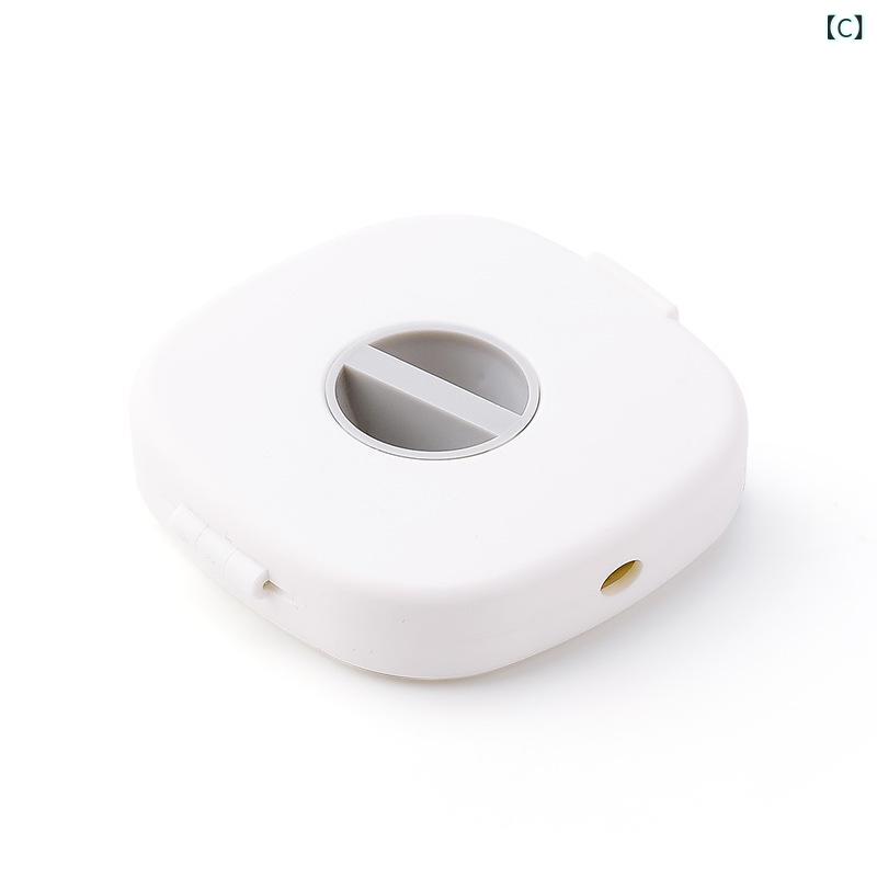 収納ボックス ガジェットケース 充電ケーブル まとめる ケーブルホルダー 巻き取り式 携帯用 スタンド機能付き 絡まり防止 ポータブル イヤホン コードリール secure-depo-11457614 セキュアデポ サンプル画像3