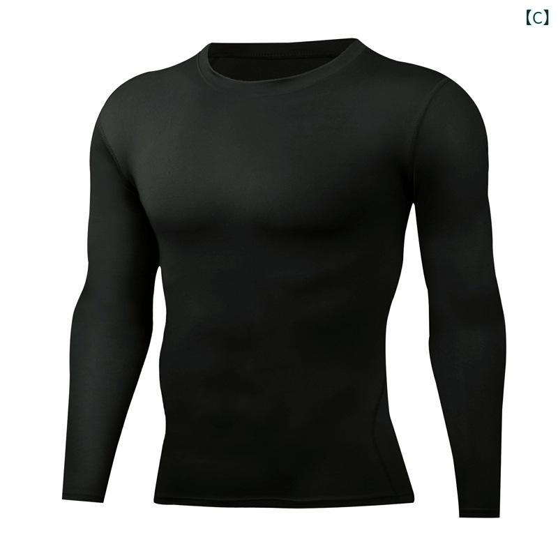 Tシャツ メンズ 長袖 スポーツウェア アンダーシャツ コンプレッションウェア 接触...