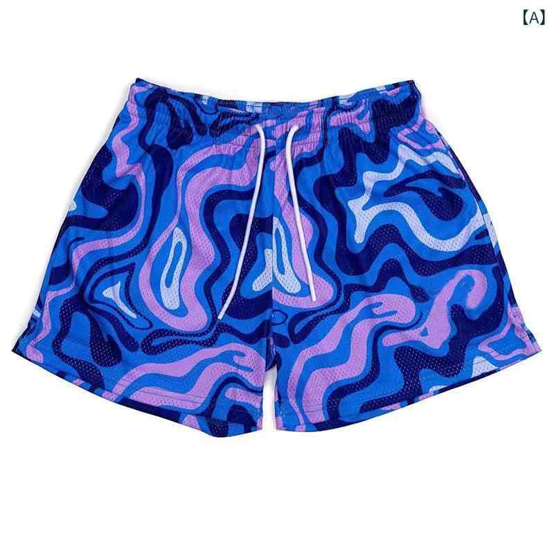 ・ズボンの長さ: ショートパンツ・誤差範囲: 1-2cm・対象性別: メンズ・対象年齢: 成人・スタイル: カジュアル、スポーツカジュアル・生地の種類: 化学繊維混紡・素材: ポリエステル・インナー: なし・対応シーン: ランニング、スポーツトレンド、サイクリング、球技スポーツ・カラー展開: ブルー、グリーン、オレンジレッド、ブルーホワイト、パープル・サイズ展開: S、M、L、XL、XXL、XXXL・機能: 吸汗速乾・ウエスト: ミドルウエスト・シルエット: ルーズ・カテゴリ: パンツ