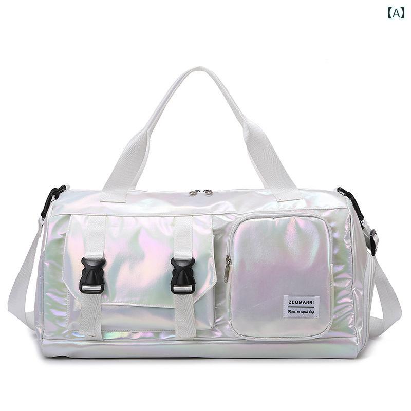 ・容量: 20-35L・主な素材: 珠光皮膜・機能: 通気、収納可能・性別: ユニセックス・裏地: ポリエステル・柄: 無地・スタイル: トレンド・デザイン: ステッチ・カラー展開: パールホワイト、パールピンク、パールパープル、パールブルー、パールブラック・対応シーン: カジュアル旅行