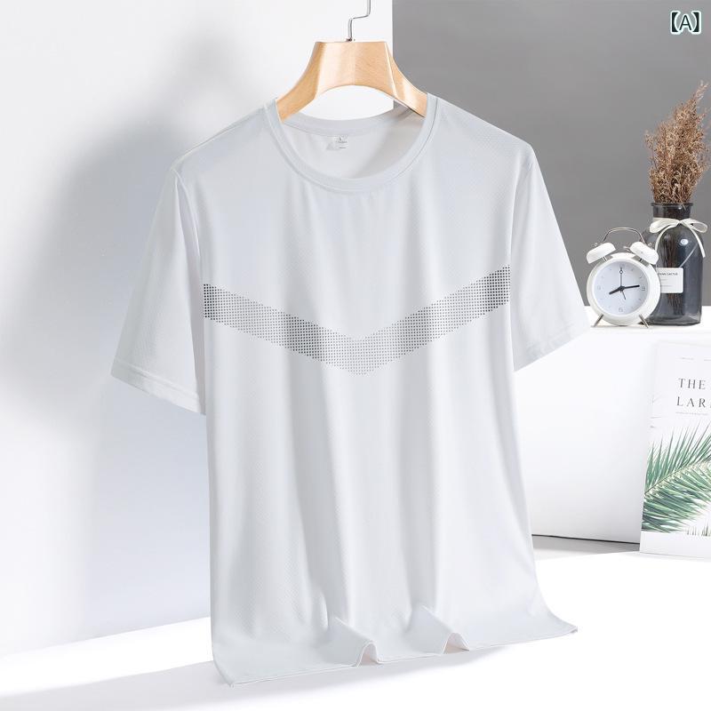 ・カテゴリ: Tシャツ・柄: グラフィック・スタイル: スポーツカジュアル・ネックライン: クルーネック・袖丈: 半袖・素材: ポリエステル90%、ポリウレタン10%・着用対象: 成人男性・用途: ランニング、サイクリング、登山、アウトドア、球技、フィッシング・カラー展開: ホワイト、ブラック、ライトグレー、ダークグレー・サイズ展開: M、L、XL、XXL、3XL、4XL、5XL