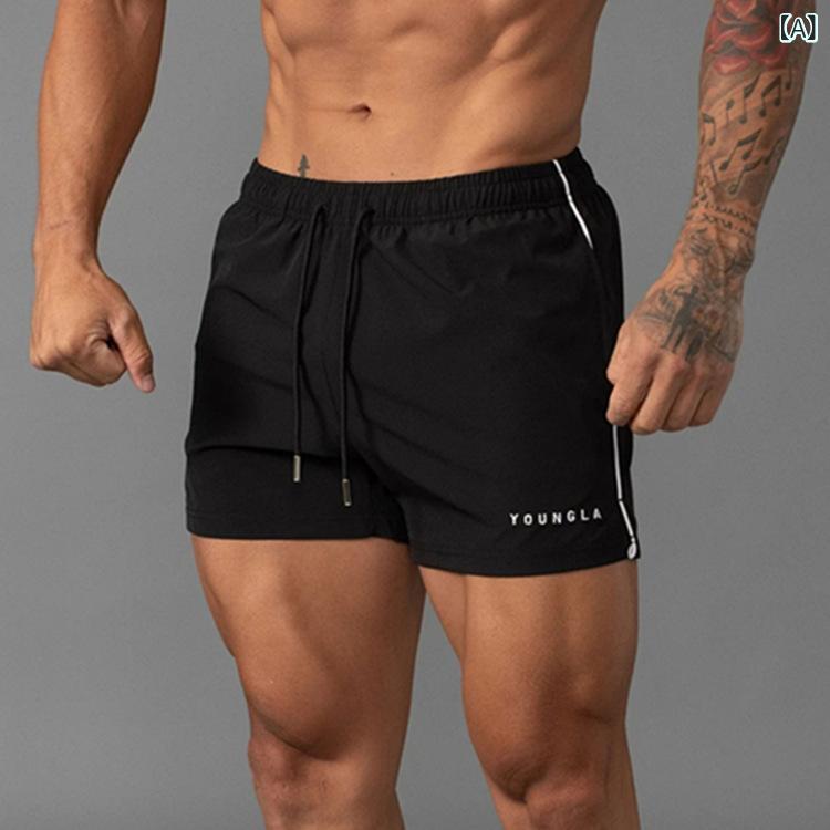 ハーフパンツ メンズ 春夏 スポーツ ランニング トレーニング 吸汗速乾 通気性 軽量 フィットネス ショートパンツ カジュアル 部屋着 運動用 短パン