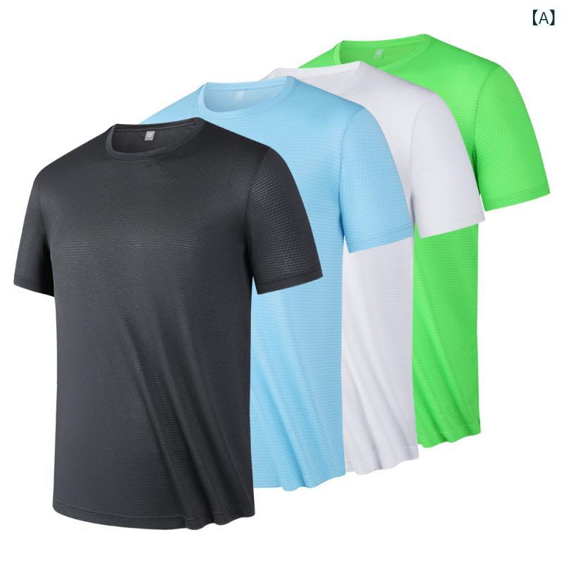 ・カテゴリ: Tシャツ・柄: 無地・対象: メンズ・スタイル: スポーツカジュアル・ネックライン: クルーネック・袖丈: 半袖・素材: ポリエステル・推奨シーン: ランニング、フィットネス、サイクリング、射撃、球技、フィッシング、テニス、スイミング・カラー展開: ブラック、月蘭色、ホワイト、蛍光グリーン、ブルー・サイズ展開: S、M、L、XL、XXL