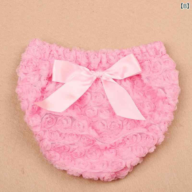 ショートパンツ 女の子 ベビー コットン 立体花飾り フリル ブルマ PPパンツ おむ...