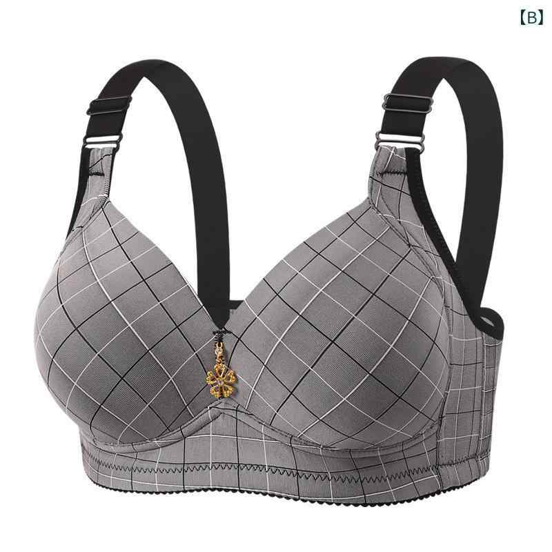 ブラジャー レディース 育乳 脇高 補正下着 フルカップ ノンワイヤー 通気性 吸汗 綿 大きいサイズ 薄手 すっきり 垂れ防止 背中すっきり レッド secure-depo-11463591 セキュアデポ サンプル画像2