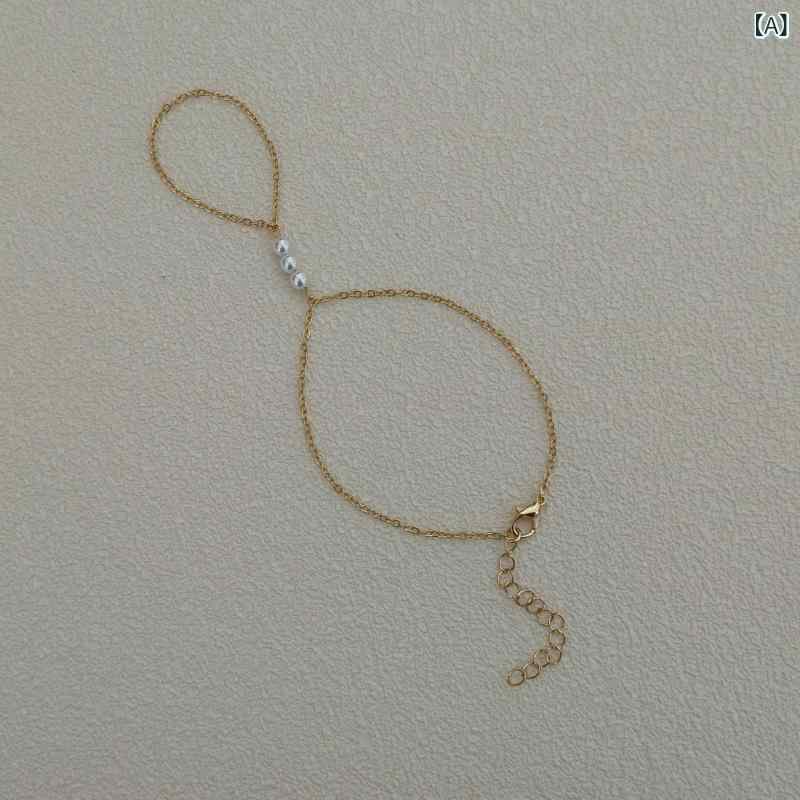 ・カテゴリ: 手芸・クラフト（ハンドアクセサリー）・主な素材: 人工パール・加工技術: 電気メッキ・スタイル: レディース、欧米、ファッション通勤・デザイン: 幾何学型、チェーン・カラー展開: ゴールド、シルバー・対象: 女性・重量: 約3g